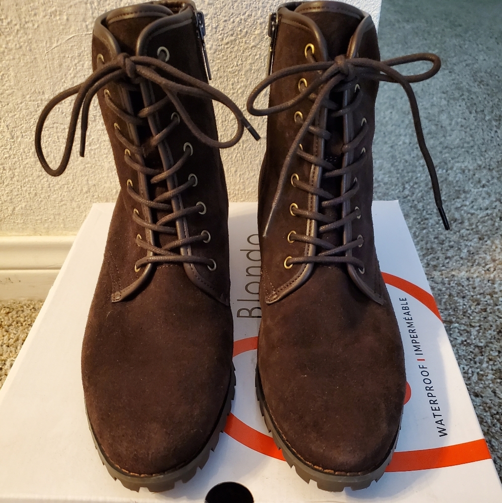 Blondo Brown Suede Waterproof Boots